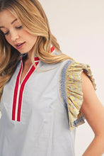 Load image into Gallery viewer, Brightwater Flutter Top