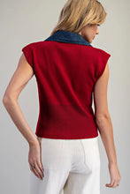 Load image into Gallery viewer, Indigo Trim Knit