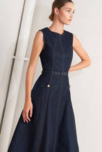 Load image into Gallery viewer, Structured Indigo Midi