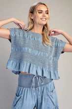 Load image into Gallery viewer, Harbor Chambray Top