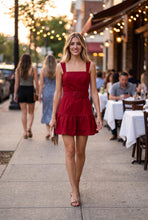 Load image into Gallery viewer, Red Velvet Romper