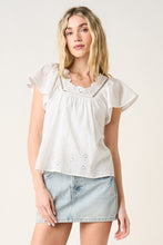 Load image into Gallery viewer, Eyelet Dream Top