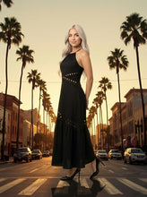 Load image into Gallery viewer, Nocturne Cutwork Maxi