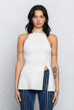 Load image into Gallery viewer, Chic peek halter sweater
