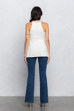Load image into Gallery viewer, Chic peek halter sweater
