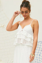 Load image into Gallery viewer, Positano Lace Top