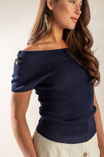 Load image into Gallery viewer, Gold Trim Knit