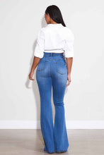 Load image into Gallery viewer, Blue Echo Flare Jeans