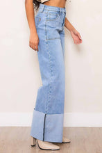 Load image into Gallery viewer, Blue Fold Jeans