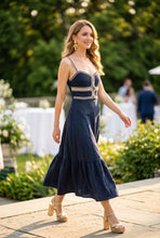 Load image into Gallery viewer, Navy Society Midi