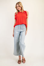 Load image into Gallery viewer, Ruby Flare Top