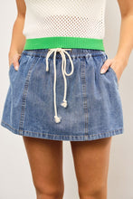 Load image into Gallery viewer, Denim Dash Skort