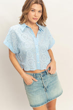 Load image into Gallery viewer, Solara Eyelet Top