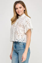 Load image into Gallery viewer, Gallery Eyelet Top