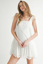 Load image into Gallery viewer, Sunwashed Eyelet Dress