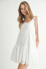 Load image into Gallery viewer, Sunwashed Eyelet Dress