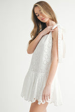 Load image into Gallery viewer, Sunwashed Eyelet Dress