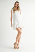 Load image into Gallery viewer, Sunwashed Eyelet Dress