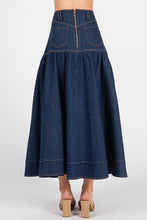 Load image into Gallery viewer, Soho Indigo Skirt