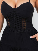 Load image into Gallery viewer, Corset Flair Jumpsuit