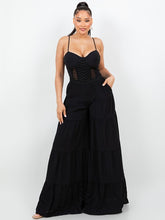 Load image into Gallery viewer, Corset Flair Jumpsuit