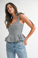 Load image into Gallery viewer, Sealine Peplum Top