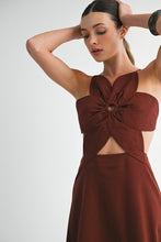 Load image into Gallery viewer, Mahogany Petal Dress