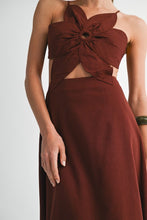 Load image into Gallery viewer, Mahogany Petal Dress