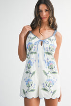 Load image into Gallery viewer, Flora Azul Romper
