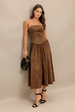 Load image into Gallery viewer, Suede Cocoa Midi