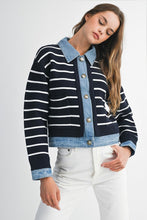 Load image into Gallery viewer, Denim Fuse Sweater