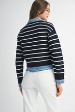 Load image into Gallery viewer, Denim Fuse Sweater
