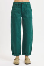 Load image into Gallery viewer, Evergreen Barrel Jean