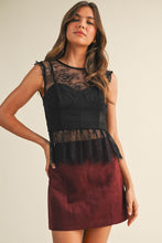 Load image into Gallery viewer, Eternal Lace Peplum