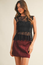 Load image into Gallery viewer, Eternal Lace Peplum