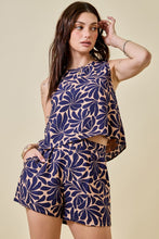 Load image into Gallery viewer, Palm Wave Short Set