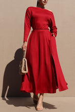 Load image into Gallery viewer, Crimson Edge Dress