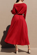 Load image into Gallery viewer, Crimson Edge Dress