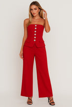 Load image into Gallery viewer, Holly Red Jumpsuit