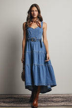 Load image into Gallery viewer, Dusty Trail Denim Midi