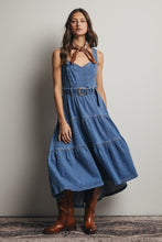 Load image into Gallery viewer, Dusty Trail Denim Midi