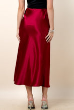 Load image into Gallery viewer, Ruby Satin Skirt