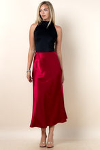 Load image into Gallery viewer, Ruby Satin Skirt