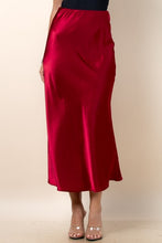 Load image into Gallery viewer, Ruby Satin Skirt