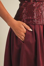 Load image into Gallery viewer, Burgundy Spark Dress