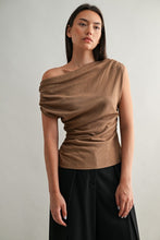 Load image into Gallery viewer, Bronze Drape Top