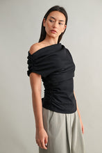 Load image into Gallery viewer, Offbeat Drape Top