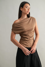 Load image into Gallery viewer, Bronze Drape Top