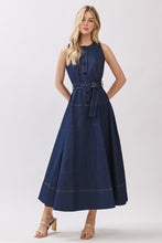 Load image into Gallery viewer, Indigo Column Maxi