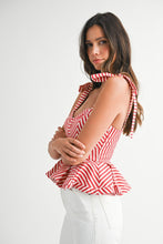 Load image into Gallery viewer, Sealine Peplum Top
